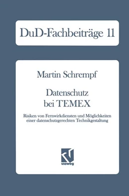 Abbildung von Schrempf | Datenschutz bei TEMEX | 1. Auflage | 1990 | 11 | beck-shop.de