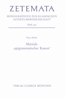 Abbildung von Mindt, Nina | Martials 'epigrammatischer Kanon' | 1. Auflage | 2013 | beck-shop.de