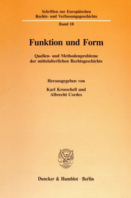 Abbildung von Kroeschell / Cordes | Funktion und Form. | 1. Auflage | 1996 | 18 | beck-shop.de
