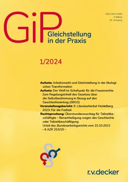 Abbildung von GiP • Gleichstellung in der Praxis | 14. Auflage | 2024 | beck-shop.de
