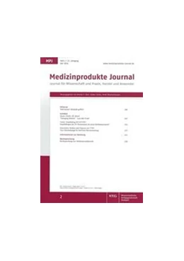 Abbildung von Schorn (Hrsg.) | Medizinprodukte Journal | 25. Auflage | 2022 | beck-shop.de