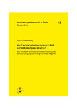 Abbildung von Armbrüster / Baumann | Vertriebskostentransparenz bei Versicherungsprodukten | 1. Auflage | 2013 | 042 | beck-shop.de