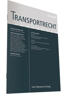 Abbildung von Herber (Hrsg.) | Transportrecht | 40. Auflage | 2024 | beck-shop.de