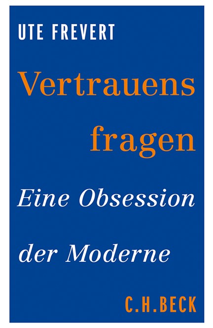 Cover: Ute Frevert, Vertrauensfragen