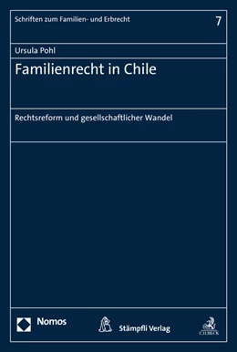 Abbildung von Pohl | Familienrecht in Chile | 1. Auflage | 2013 | 7 | beck-shop.de