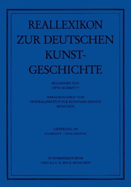 Cover: Schmitt, Otto, Reallexikon Dt. Kunstgeschichte  109. Lieferung: Flussgott - Fons gratiae