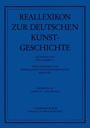 Cover: Otto Schmitt, Reallexikon Dt. Kunstgeschichte  109. Lieferung: Flussgott - Fons gratiae