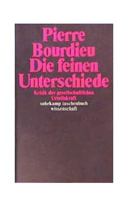 Abbildung von Bourdieu | Die feinen Unterschiede | 29. Auflage | 1987 | beck-shop.de