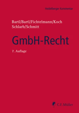 Abbildung von Bartl / Bartl | GmbH-Recht | 7. Auflage | 2014 | beck-shop.de