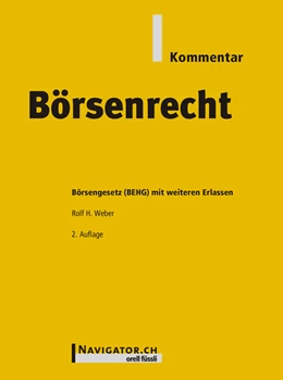 Abbildung von Weber | Börsenrecht Kommentar | 2. Auflage | 2013 | beck-shop.de
