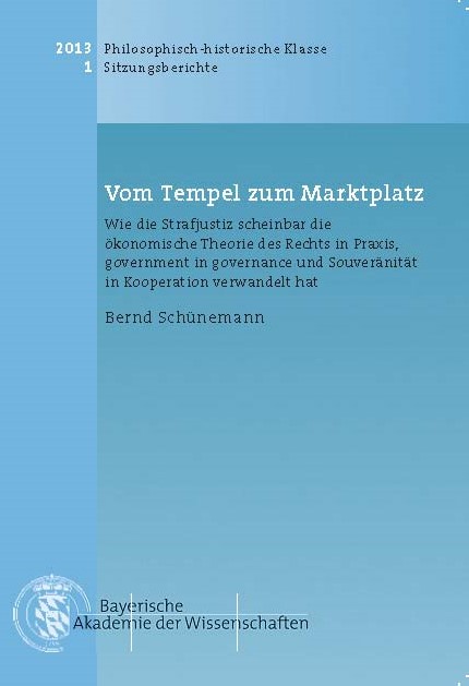 Cover: Schünemann, Bernd, Vom Tempel zum Marktplatz