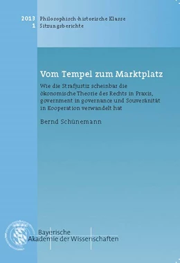 Abbildung von Schünemann, Bernd | Vom Tempel zum Marktplatz | 1. Auflage | 2013 | Heft 2013/1 | beck-shop.de