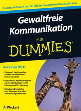 Abbildung von Weckert | Gewaltfreie Kommunikation für Dummies | 1. Auflage | 2013 | beck-shop.de