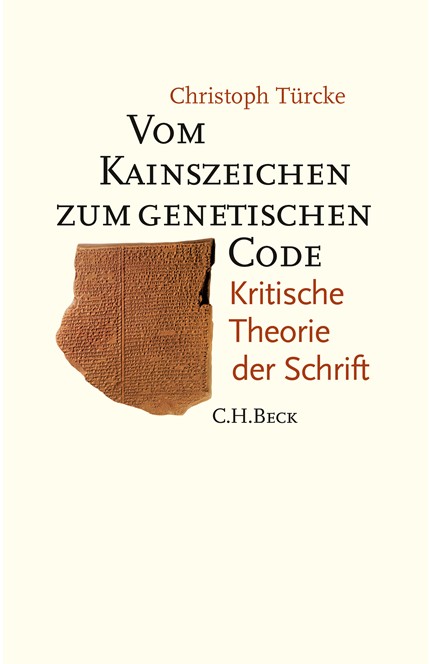 Cover: Christoph Türcke, Vom Kainszeichen zum genetischen Code