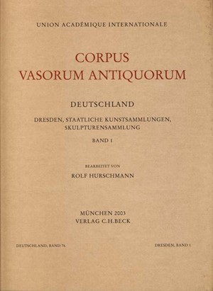 Cover: , Corpus Vasorum Antiquorum Deutschland Bd. 76  Dresden Bd. I