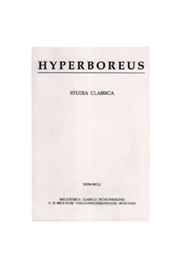 Abbildung von Hyperboreus Volume 9 (2003) Heft 1 | 1. Auflage | 2003 | beck-shop.de
