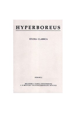 Cover:, Hyperboreus Volume 9 (2003) Heft 2