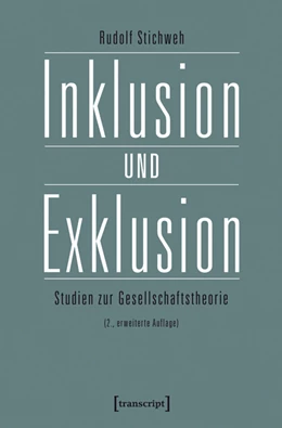 Abbildung von Stichweh | Inklusion und Exklusion | 2. Auflage | 2016 | 1 | beck-shop.de