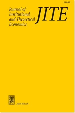 Abbildung von Journal of Institutional and Theoretical Economics (JITE) | 1. Auflage | 2023 | beck-shop.de