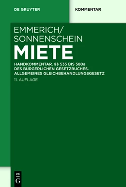 Abbildung von Emmerich / Haug | Miete | 11. Auflage | 2013 | beck-shop.de