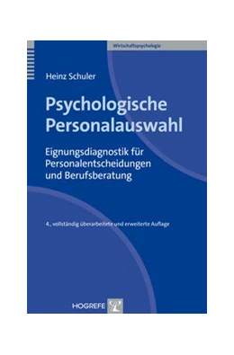 Abbildung von Schuler | Psychologische Personalauswahl | 4. Auflage | 2014 | beck-shop.de