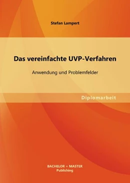 Abbildung von Lampert | Das vereinfachte UVP-Verfahren | 1. Auflage | 2013 | beck-shop.de