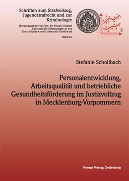 Abbildung von Schollbach | Personalentwicklung, Arbeitsqualität und betriebliche Gesundheitsförderung im Justizvollzug in Mecklenburg-Vorpommern | 1. Auflage | 2013 | beck-shop.de