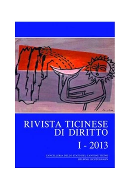 Abbildung von Rivista ticinese di diritto: RtiD: I - 2013 | 1. Auflage | 2013 | beck-shop.de