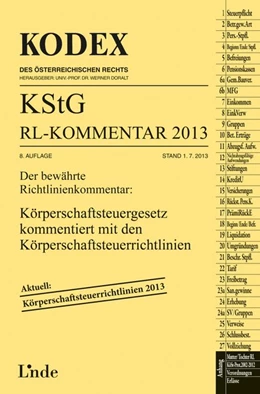 Abbildung von Humann / STIFT | KODEX KStG Richtlinien-Kommentar 2013 | 8. Auflage | 2013 | beck-shop.de