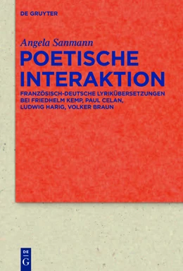 Abbildung von Sanmann | Poetische Interaktion | 1. Auflage | 2013 | beck-shop.de