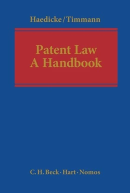 Abbildung von Haedicke / Timmann | Patent Law | 1. Auflage | 2013 | beck-shop.de