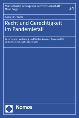 Abbildung von Witte | Recht und Gerechtigkeit im Pandemiefall | 1. Auflage | 2013 | 24 | beck-shop.de