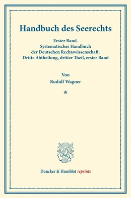 Abbildung von Wagner / Binding | Handbuch des Seerechts | 1. Auflage | 2013 | beck-shop.de