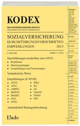 Abbildung von Baumann / Jakobs | KODEX Sozialversicherung 2013, Band III | 6. Auflage | 2013 | beck-shop.de