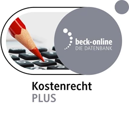 Abbildung von beck-online. Kostenrecht PLUS | 1. Auflage | | beck-shop.de