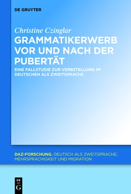 Abbildung von Czinglar | Grammatikerwerb vor und nach der Pubertät | 1. Auflage | 2013 | beck-shop.de