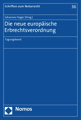 Abbildung von Hager | Die neue europäische Erbrechtsverordnung | 1. Auflage | 2013 | 36 | beck-shop.de