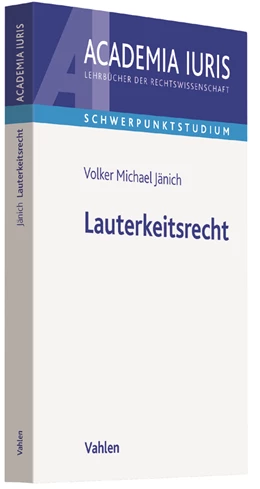 Abbildung von Jänich | Lauterkeitsrecht | 1. Auflage | 2019 | beck-shop.de