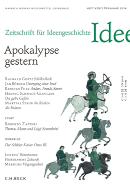 Abbildung von Zeitschrift für Ideengeschichte Heft VIII/1 Frühjahr 2014 | 1. Auflage | 2014 | beck-shop.de