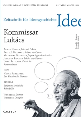Abbildung von Zeitschrift für Ideengeschichte Heft VIII/4 Winter 2014 | 1. Auflage | 2014 | beck-shop.de