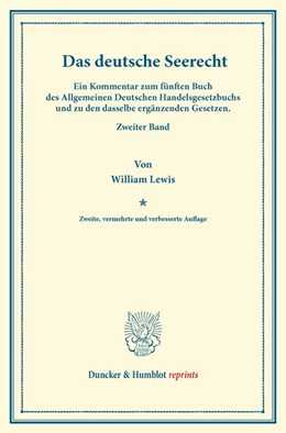 Abbildung von Lewis | Das deutsche Seerecht | 2. Auflage | 2013 | beck-shop.de