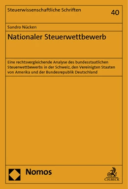 Abbildung von Nücken | Nationaler Steuerwettbewerb | 1. Auflage | 2013 | 40 | beck-shop.de