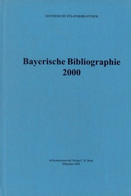 Cover:, Bayerische Bibliographie  2000