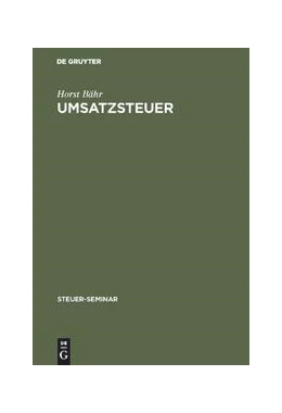 Abbildung von Bähr | Umsatzsteuer | 1. Auflage | 1996 | beck-shop.de
