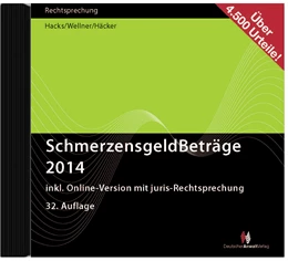 Abbildung von Hacks / Wellner | SchmerzensgeldBeträge 2014 • CD-ROM + Online | 32. Auflage | 2014 | beck-shop.de