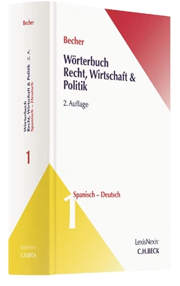 Abbildung von Becher | Wörterbuch Recht, Wirtschaft & Politik | 2. Auflage | 2017 | beck-shop.de