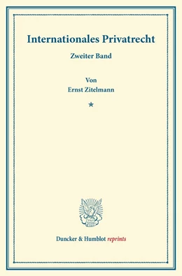 Abbildung von Zitelmann | Internationales Privatrecht | 1. Auflage | 2013 | beck-shop.de