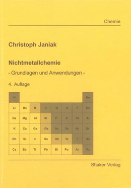 Abbildung von Janiak | Nichtmetallchemie | 4. Auflage | 2012 | beck-shop.de