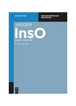 Abbildung von Jäger | Insolvenzordnung: InsO, Band 4: §§ 103-128 | 2. Auflage | 2021 | beck-shop.de
