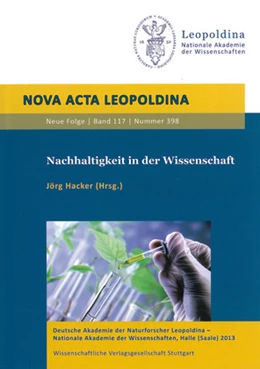 Abbildung von Hacker | Nachhaltigkeit in der Wissenschaft | 1. Auflage | 2013 | 117.398 | beck-shop.de
